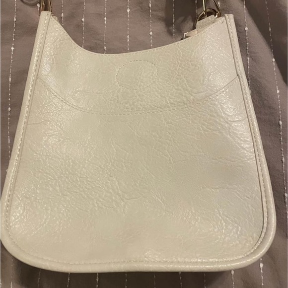 Nwot Ahdorned Mini Vegan messenger and strap - Picture 2 of 3